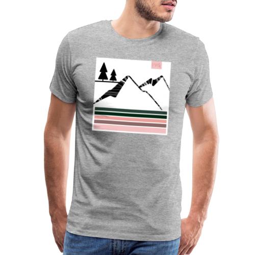 Mountain Design - Men's Premium T-Shirt