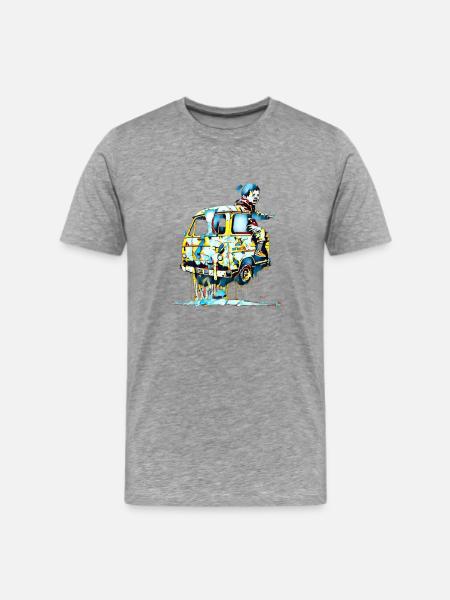 Broken - Men's Premium T-Shirt - heather gray