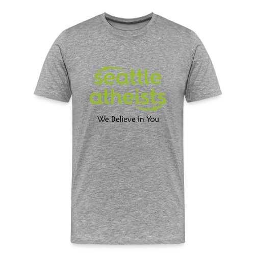 Seattle Atheists -(light background) - Men's Premium T-Shirt