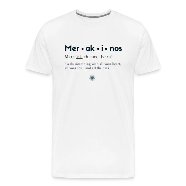 Merakinos definition with logo