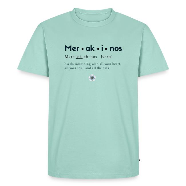 Merakinos definition with logo