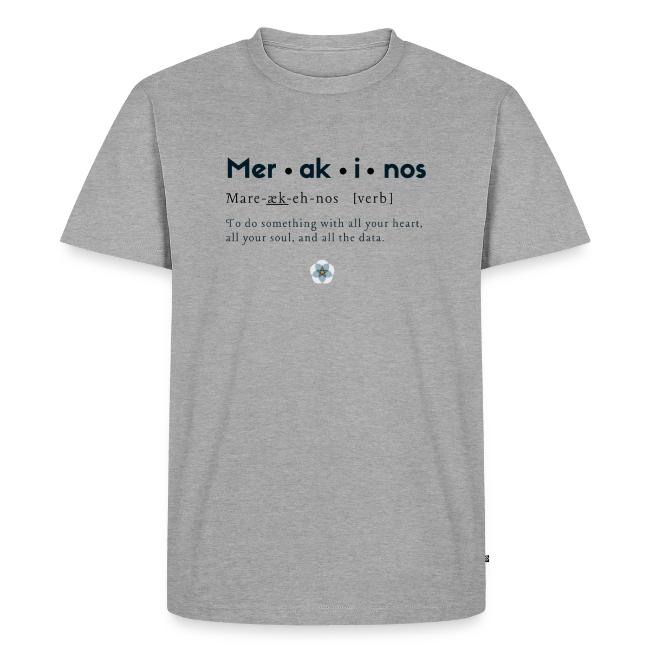 Merakinos definition with logo