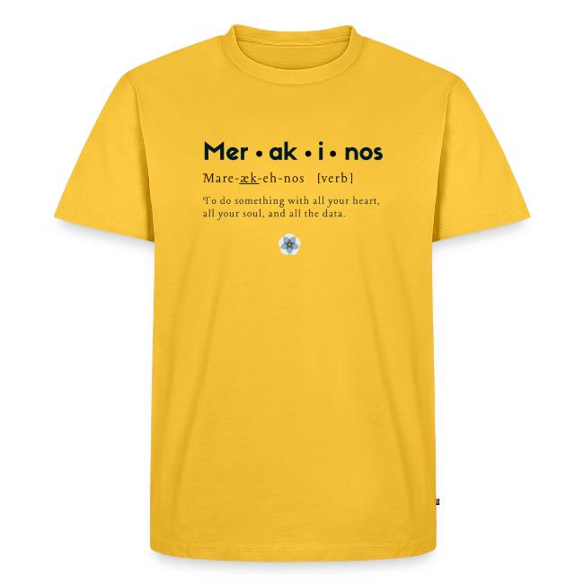 Merakinos definition with logo