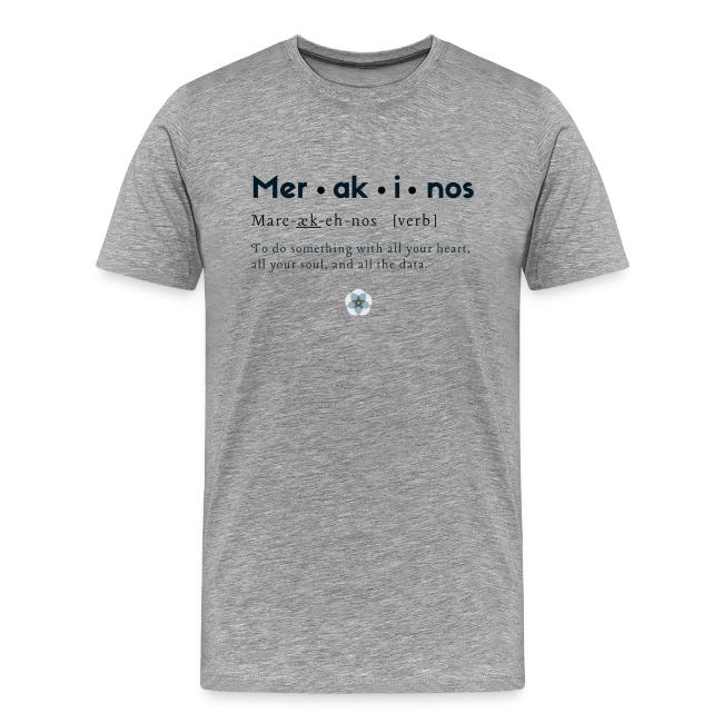 Merakinos definition with logo