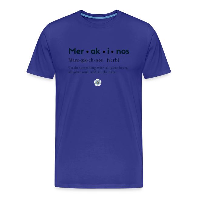 Merakinos definition with logo