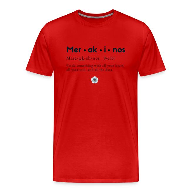 Merakinos definition with logo