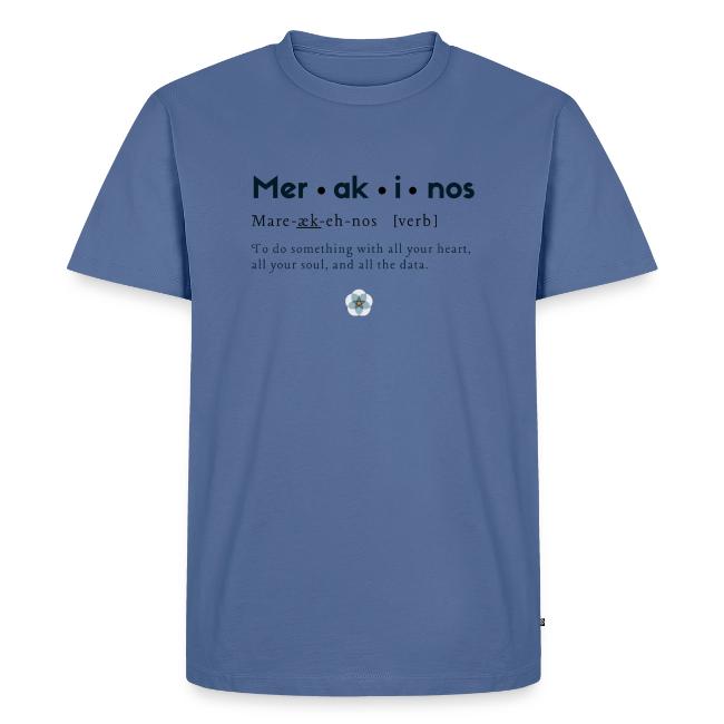 Merakinos definition with logo