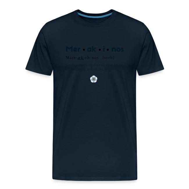 Merakinos definition with logo