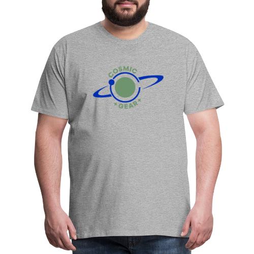 Cosmic Gear - Grey planet - Men's Premium T-Shirt