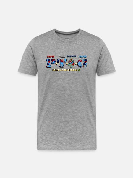 Redblue camo - Men's Premium T-Shirt - heather gray