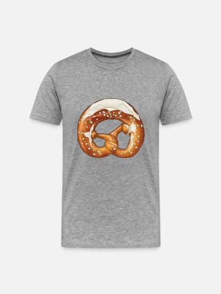 Pretzel - Men's Premium T-Shirt - heather gray