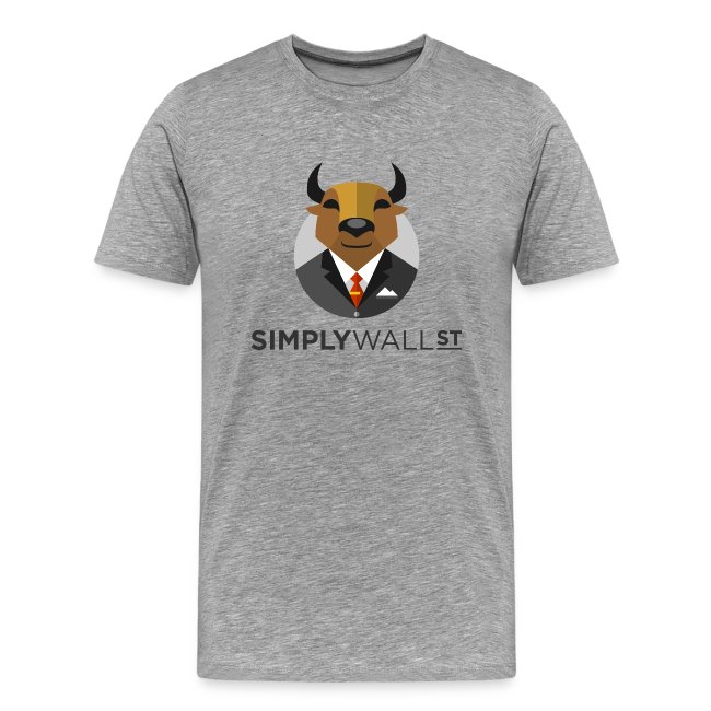 Simply Wall St T-Shirt with Bull Logo