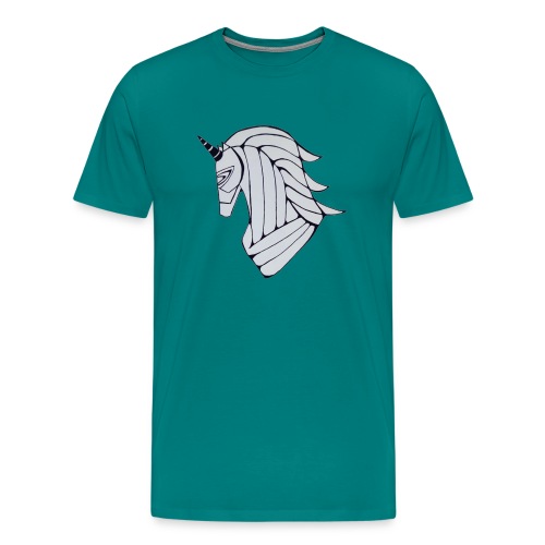 Unicorn Trojan horse - Men's Premium T-Shirt