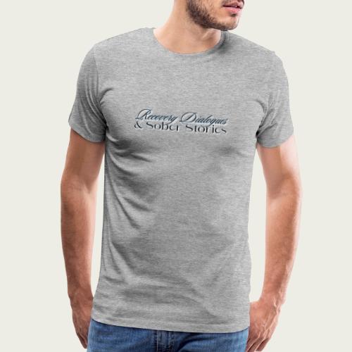 Recovery Dialogues and Sober Stories Official Logo - Men's Premium T-Shirt