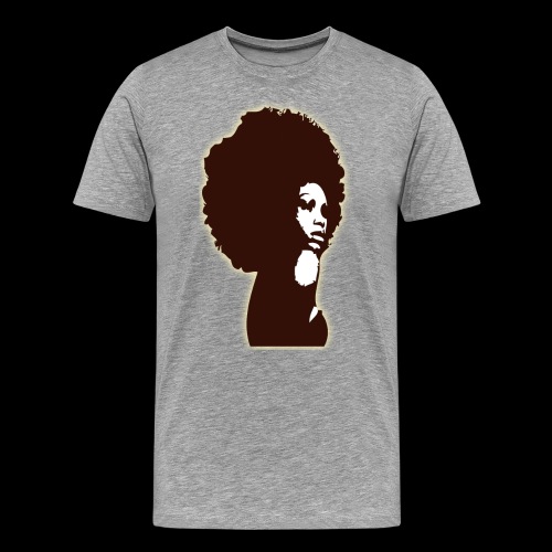 Brown Afro - Men's Premium T-Shirt