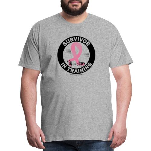 Pink Ribbon Survivor In Training - Men's Premium T-Shirt