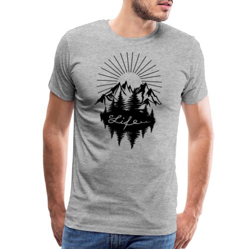 Mountains Camping Hiking Outdoor Forest - Men's Premium T-Shirt