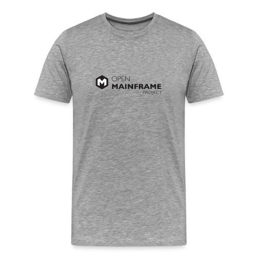 Open Mainframe Project - Black Logo - Men's Premium T-Shirt