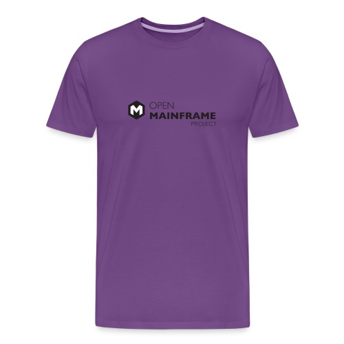 Open Mainframe Project - Black Logo - Men's Premium T-Shirt