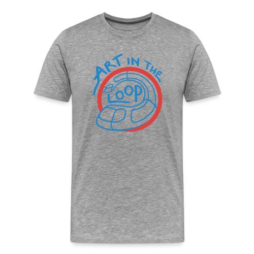 Art in the Loop - Streetcar Logo - Men's Premium T-Shirt