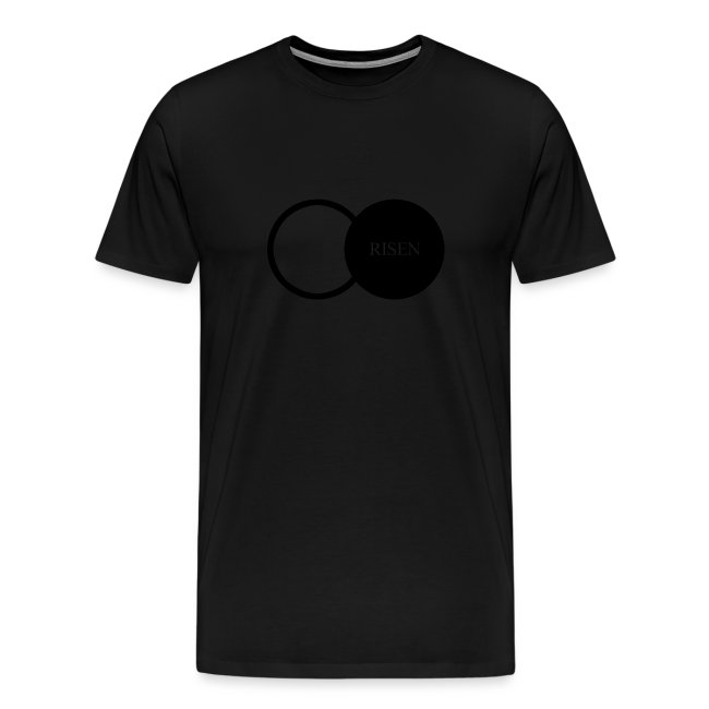 Risen design for t shirt black