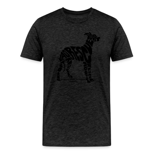 Words Dog png - Men's Premium T-Shirt