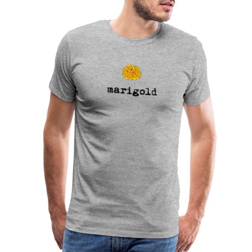 Marigold (black text) - Men's Premium T-Shirt