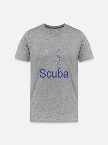 scuba - Men's Premium T-Shirt - heather gray
