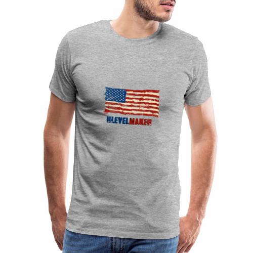 iiLevelMaker US Design - Men's Premium T-Shirt