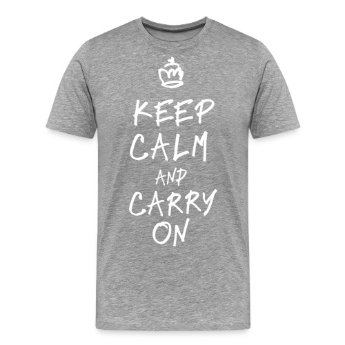 Keep Calm and Carry on - Men's Premium T-Shirt