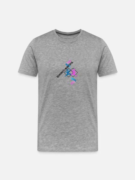 Diversity is beautiful - Men's Premium T-Shirt - heather gray