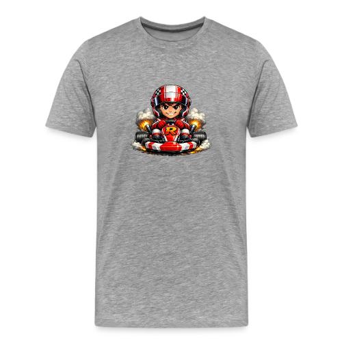 Carcadelogoracerfront - Men's Premium T-Shirt