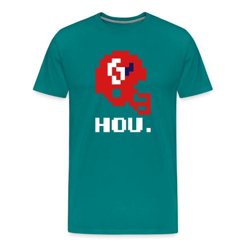 hou red 1 - Men's Premium T-Shirt