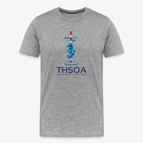 Seahorse Geo Type Stacked - Proud - Men's Premium T-Shirt
