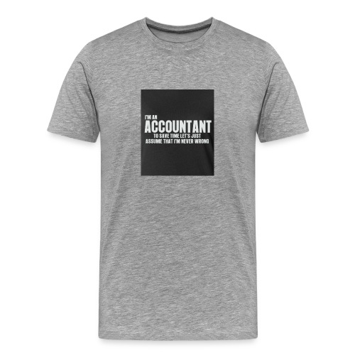 accountant - Men's Premium T-Shirt