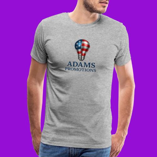 Adams promotions American flag metallic light bulb - Men's Premium T-Shirt