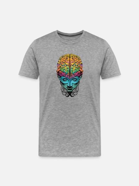 Abstract Mind - Men's Premium T-Shirt - heather gray