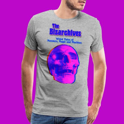 The Bizarchives Retroskull Shirt - Men's Premium T-Shirt