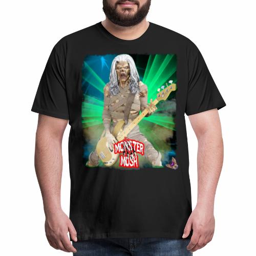 Monster Mosh Mummy Bass Guitarist - Men's Premium T-Shirt