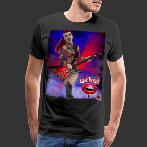 Last Breath: Vampire Rocker Breathana Bathory - Men's Premium T-Shirt