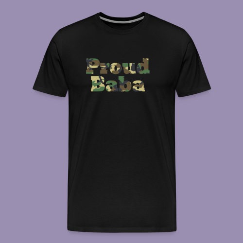 Proud Baba-Camo - Men's Premium T-Shirt