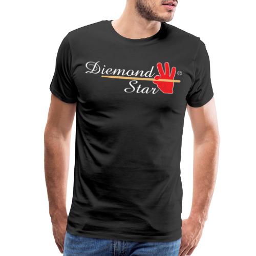Diemond Star Logo White Font - Men's Premium T-Shirt