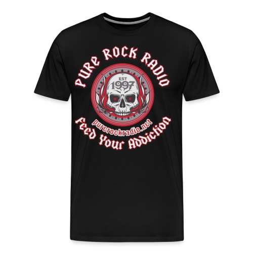 PUREROCKRADIO darkback radioflag PNG png - Men's Premium T-Shirt