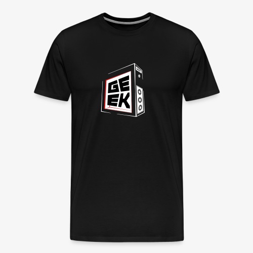 Tower Geek Outline - Men's Premium T-Shirt
