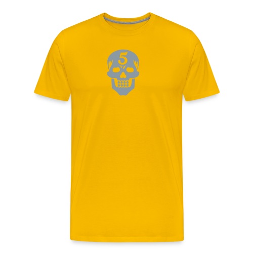 Operator 5 Skull Metallic - Men's Premium T-Shirt