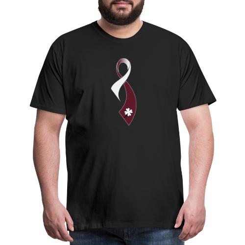 TB Head and Neck Cancer Awareness Ribbon - Men's Premium T-Shirt