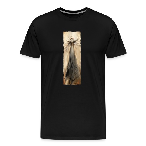 Long angel print_06_Ragge - Men's Premium T-Shirt