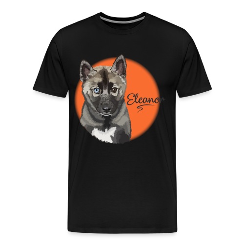 Eleanor the Husky from Gone to the Snow Dogs - Men's Premium T-Shirt