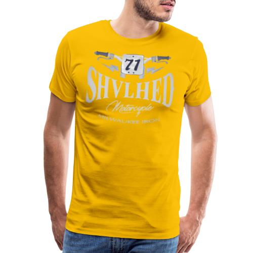 SHVLHED Motorcycle - Milwaukee Iron - Men's Premium T-Shirt