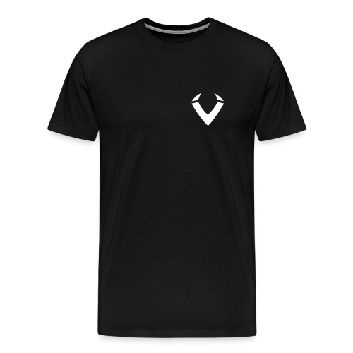 Vision V Logo - White V - Men's Premium T-Shirt